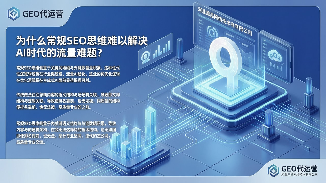 为什么常规SEO思维难以解决AI时代的流量难题?