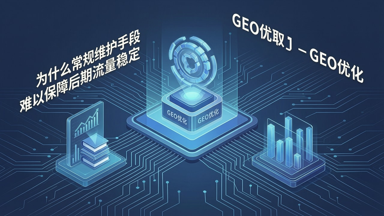 为什么常规维护手段难以保障后期流量稳定